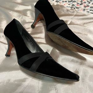 Donald Pliner Black suede  Dressy, comfortable and elegant